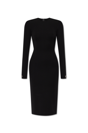 Balenciaga Dress with stand-up collar | Women's Clothing